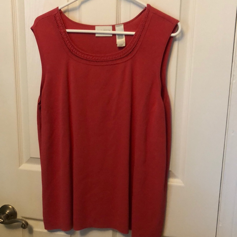 Coral Knit Tank Top
